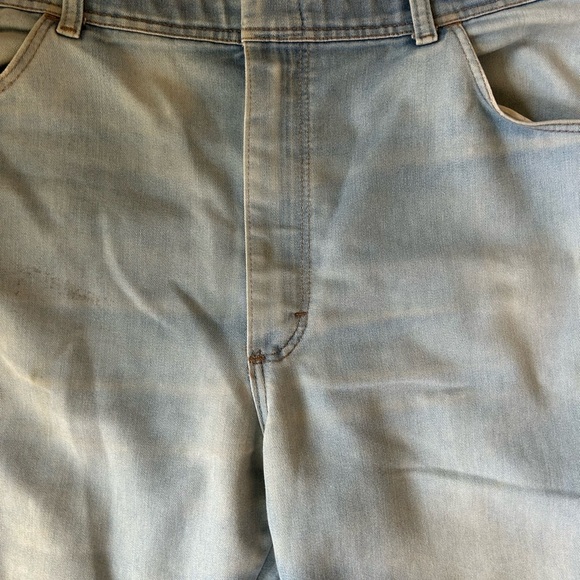 Vintage Wrangler cut off jeans. Light wash. 38 waist. 80’s cowboy. American - Picture 3 of 12